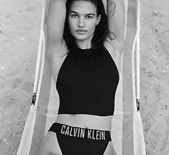 Dámske plavky TANK TOP KW0KW02481BEH - Calvin Klein