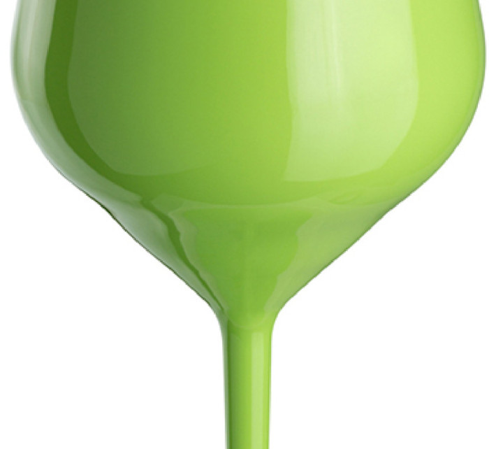 VÍNO JE NÁPOJ BOHŮ. JSEM BOHYNĚ! - zelená nerozbitná sklenice na víno 470 ml