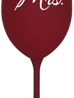 MRS. - bordo sklenice na víno 350 ml