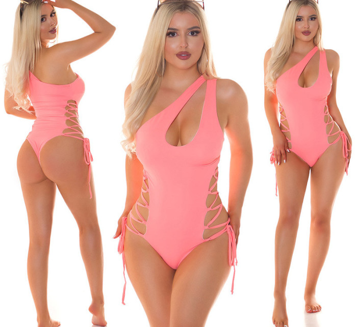 Sexy Koucla Monokini with Cut Outs to tie