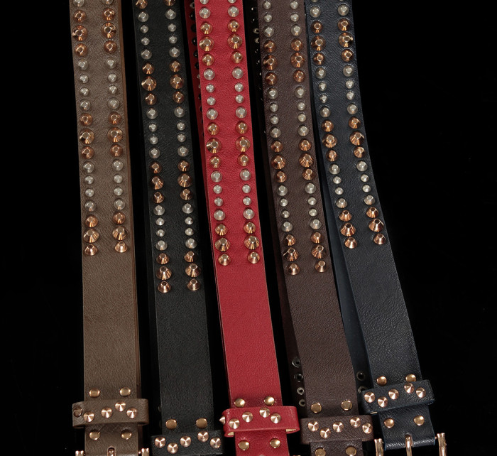 Trendy studded belt