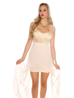 Sexy KouCla High Low model 19589689 Dress with Lace - Style fashion