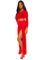 Sexy Koucla Party Dress with XXL Leg Slit