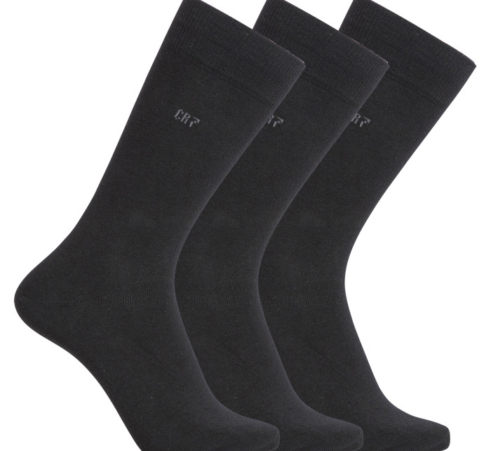 Ponožky vysoké 3 páry 8170-80-900 čierna - CR7